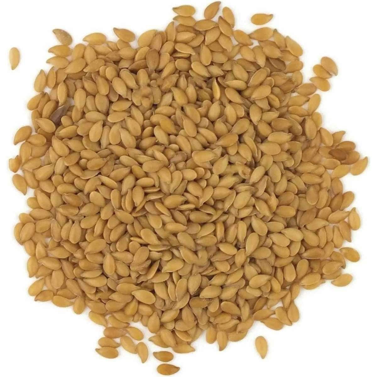 Orku 3.5Kg Organic Golden Linseed Flaxseed Tub Whole Flax Seed No GMO