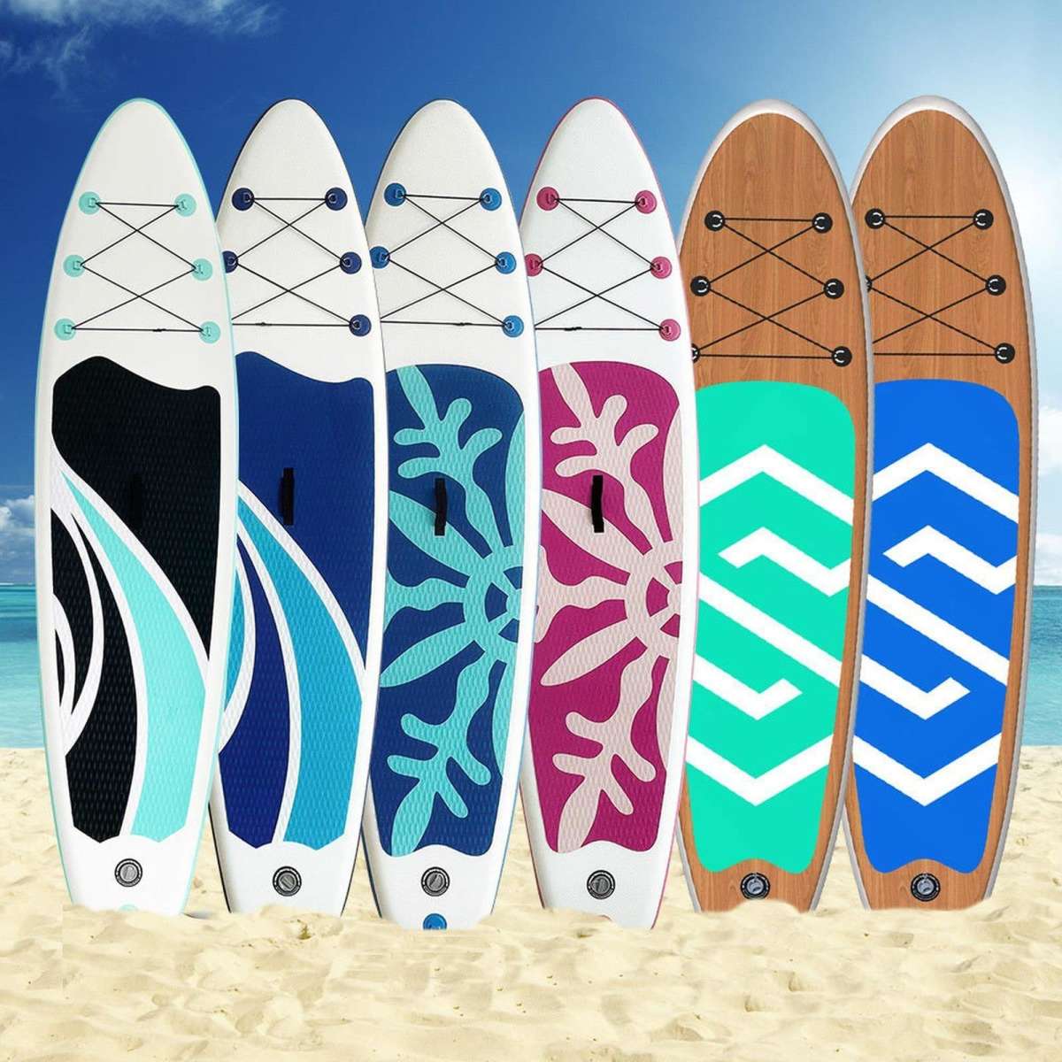 MaxU 10'6'' Inflatable Paddle Board SUP Surfboard Stand Up Paddleboard