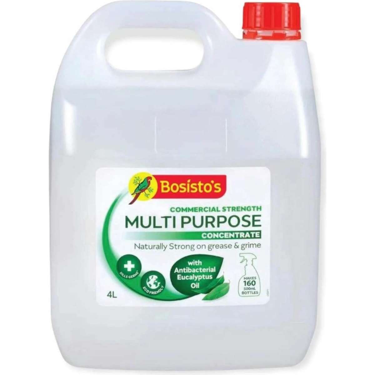 Bosisto's 4L Multipurpose Cleaner Bosisto's Commercial Strength Concentrate Eucalyptus Oil
