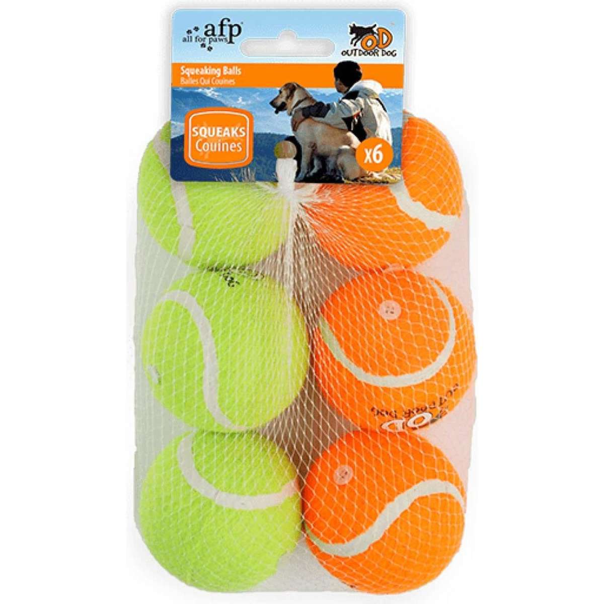 Dog squeaky tennis outlet ball