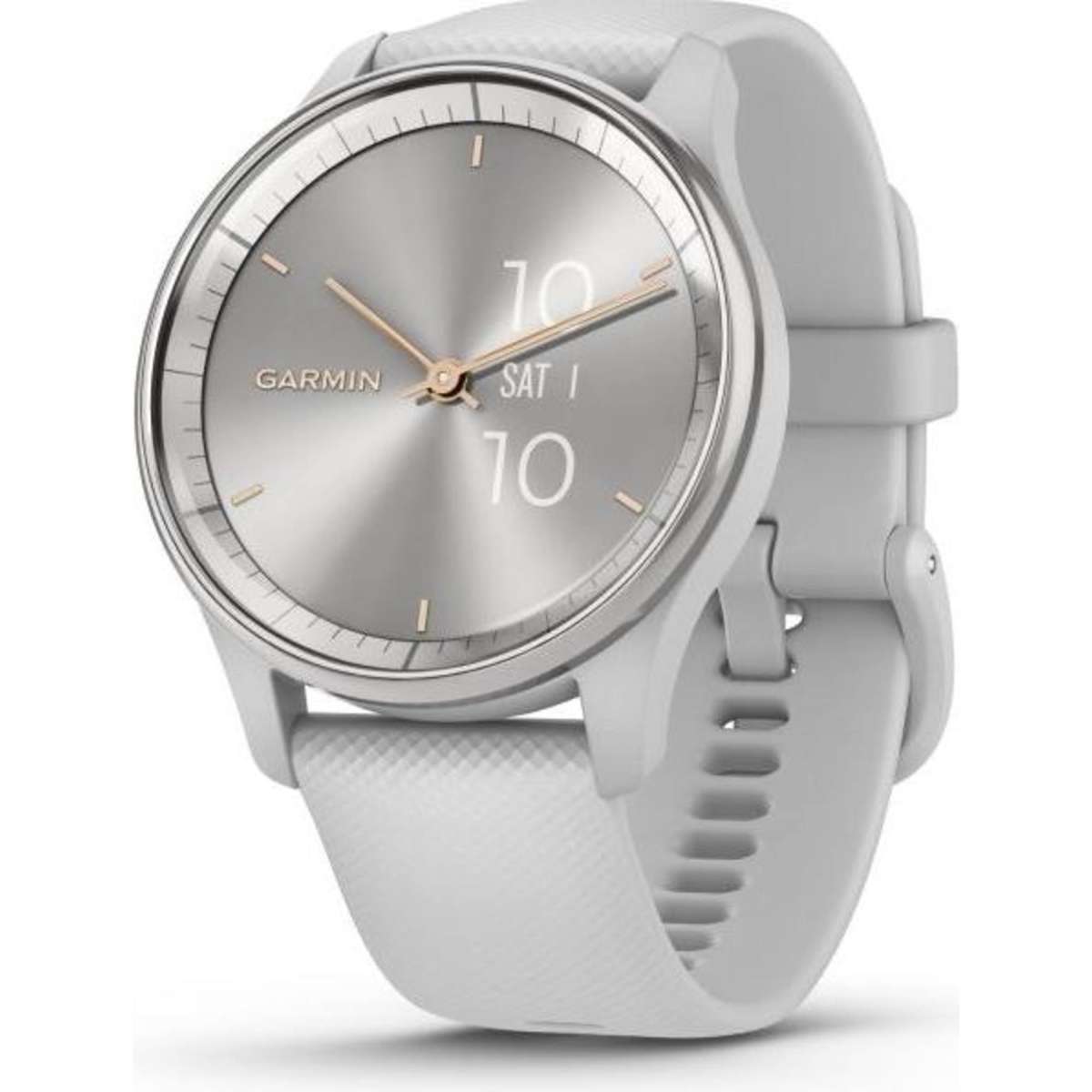 Garmin Vivomove Trend - Silver Stainless Steel Bezel with Mist Grey ...