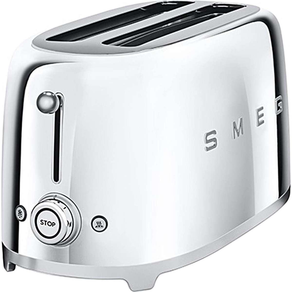 Smeg 50s Retro Style 4 Slice Toaster Steel Woolworths
