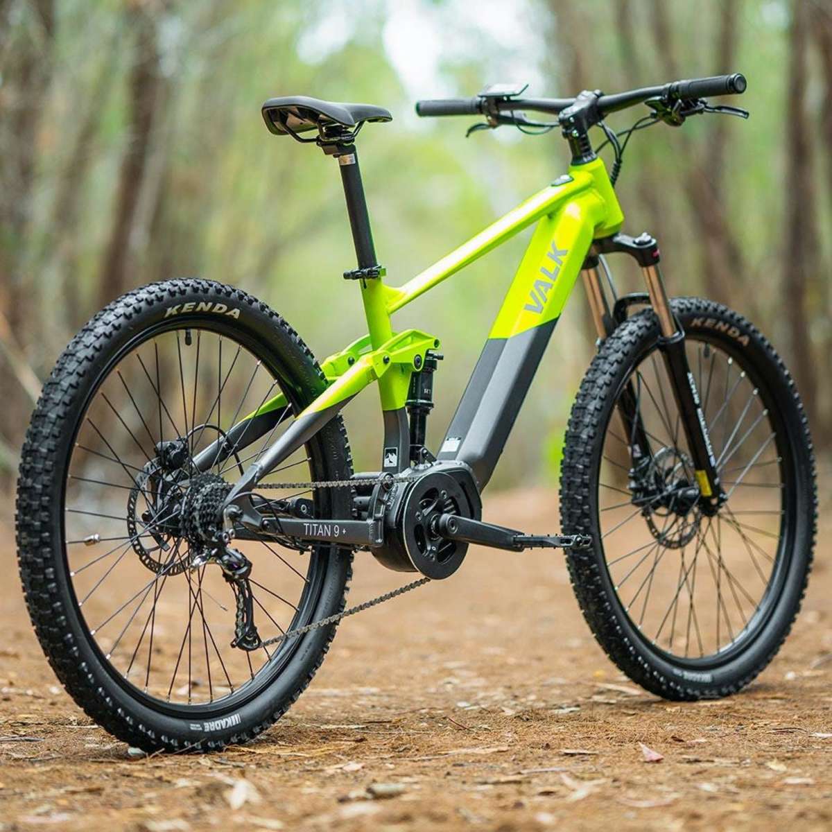 Valk 2023 Titan 9+ Electric Mid Drive Dual Suspension Mountain eMTB