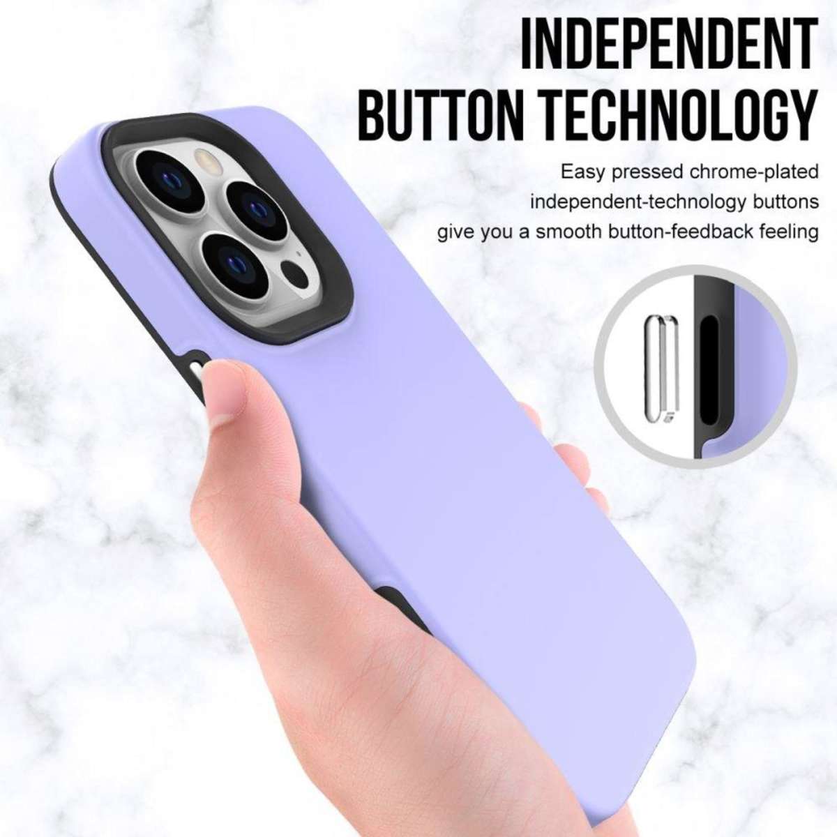 iPhone 14 Pro Case Shockproof Cover Purple | Woolworths