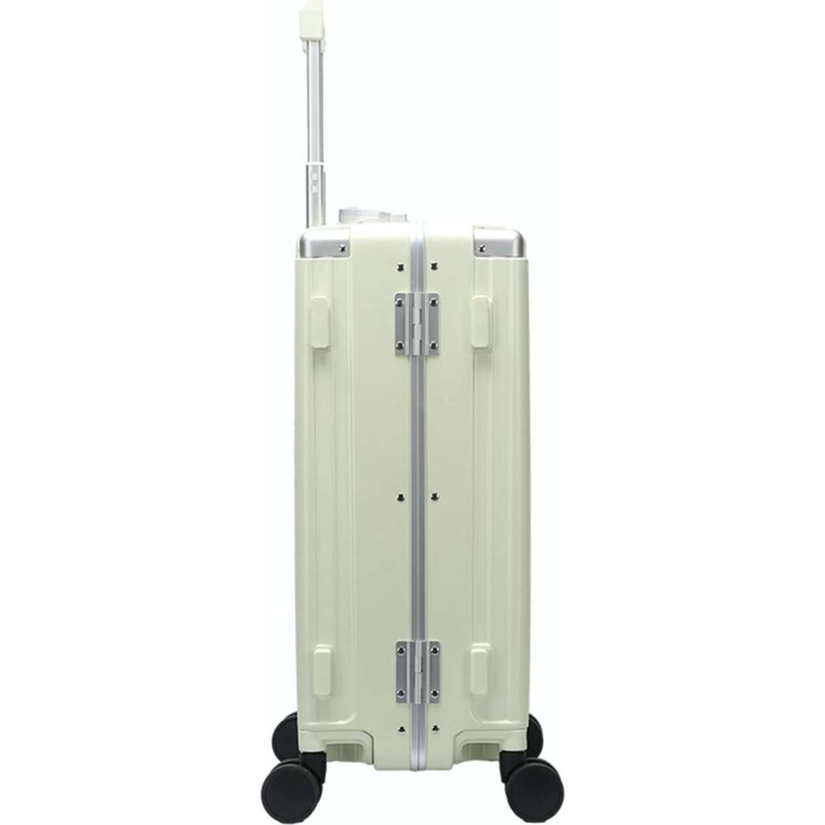 BOPAI Aluminium Frame Luggage Suitcase Lightweight with TSA locker 8 ...