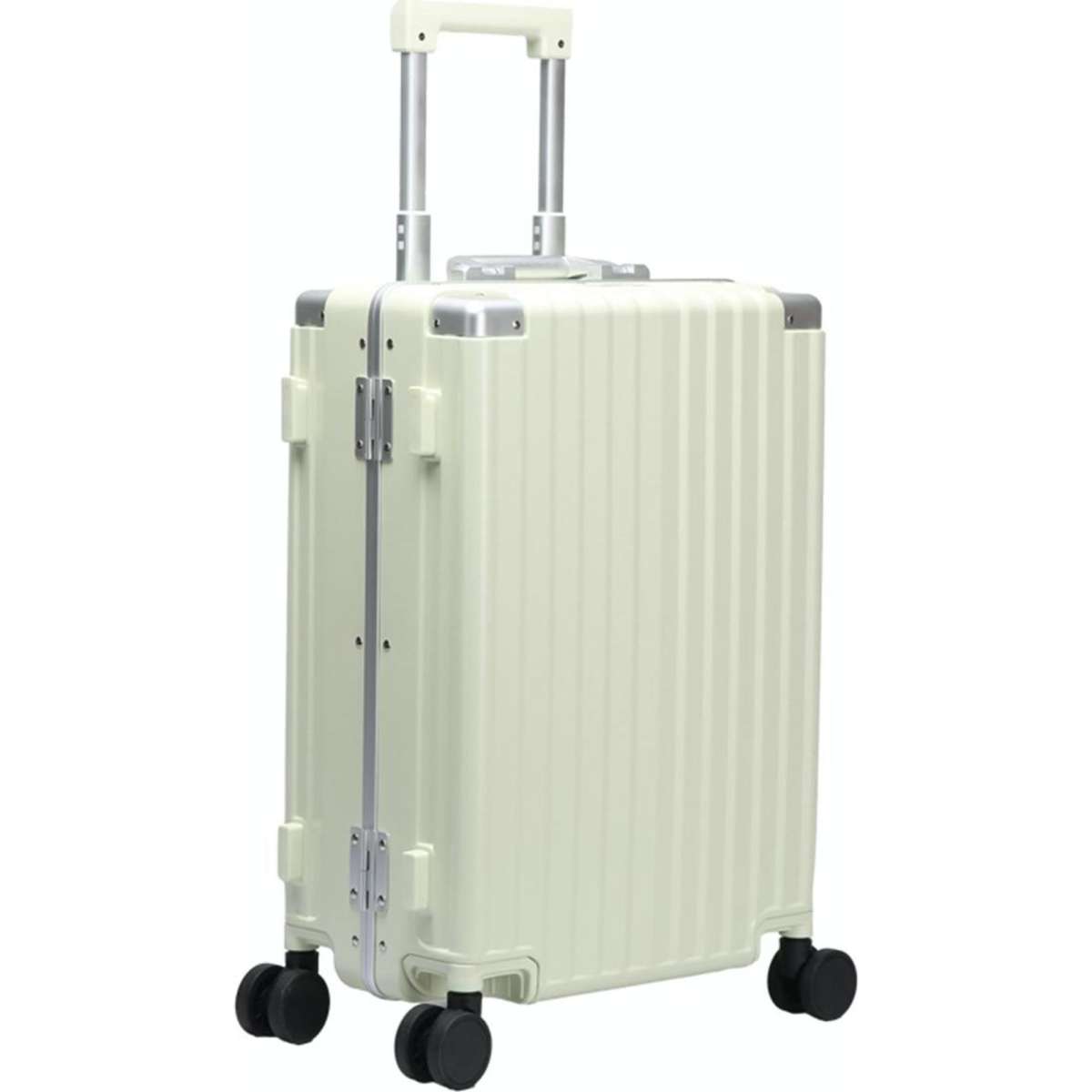 BOPAI Aluminium Frame Luggage Suitcase Lightweight with TSA locker 8 ...