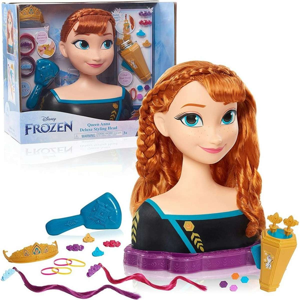 Frozen styling cheap head doll