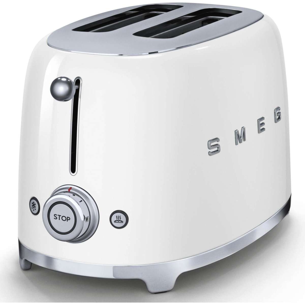 Smeg White Kettle and 2 Slice Toaster Pack Woolworths