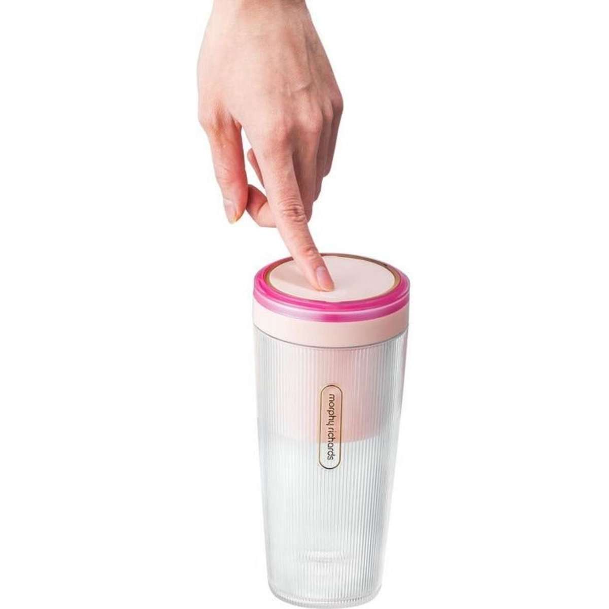 Morphy Richards 300ml Wireless Personal Smoothie Blender Cup Pink Woolworths