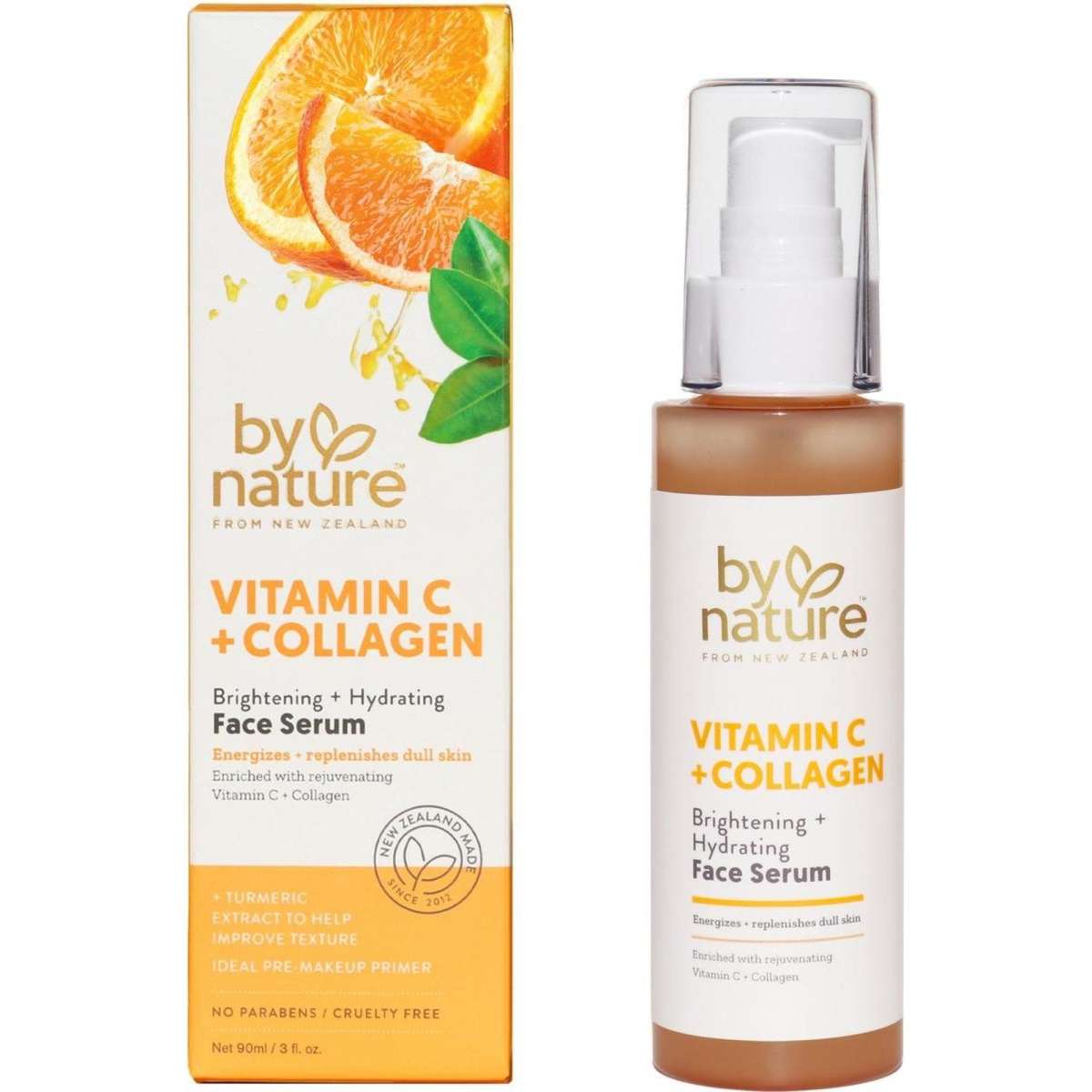 By Nature Vitamin C & Collagen Brightening & Hydrating Face Serum