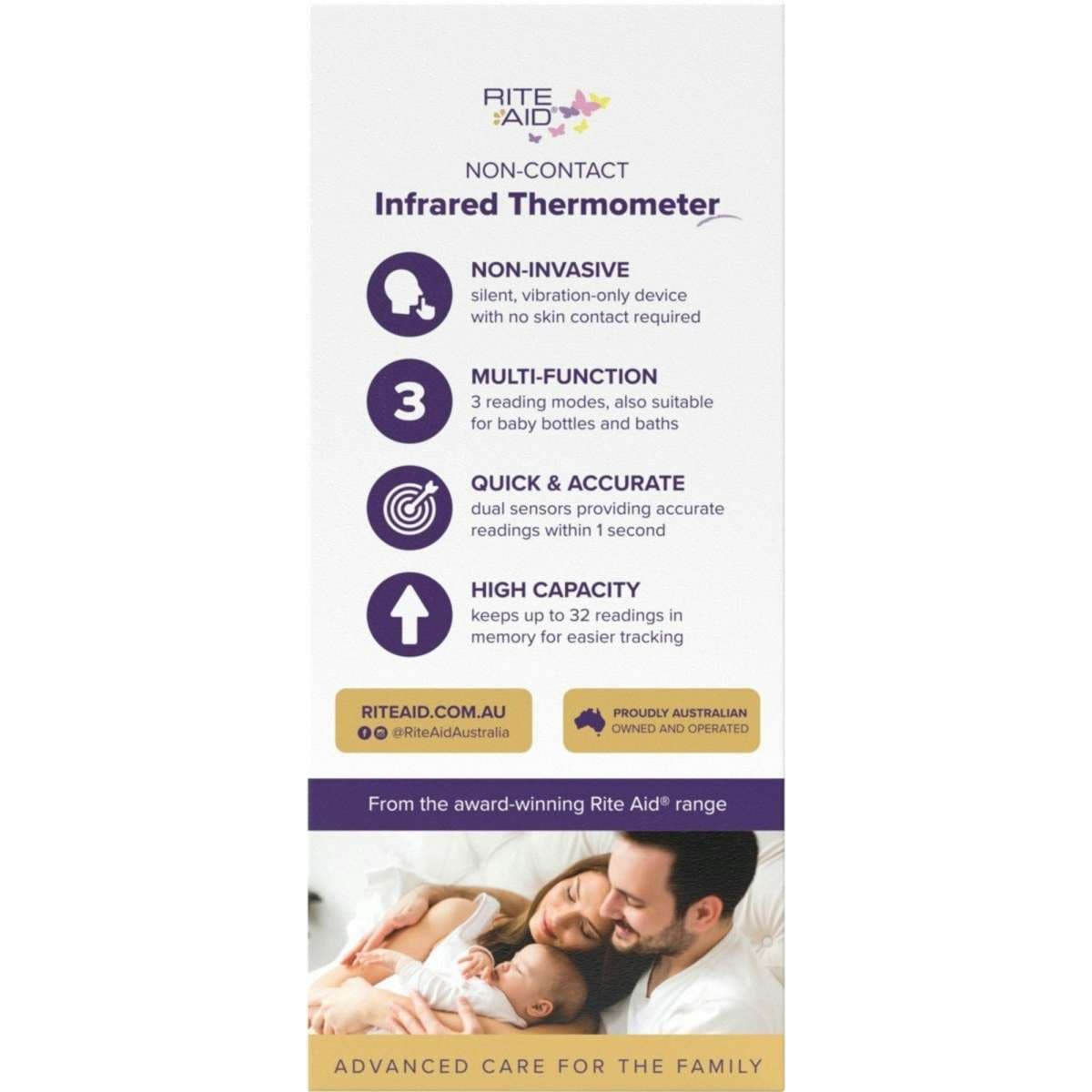 Rite Aid NonContact Infrared Thermometer Woolworths