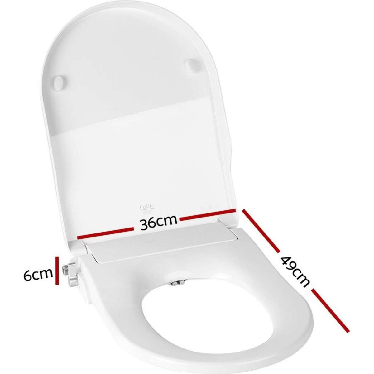 Cefito Electric Bidet Toilet Seat Cover Auto Smart Water Wash Dry