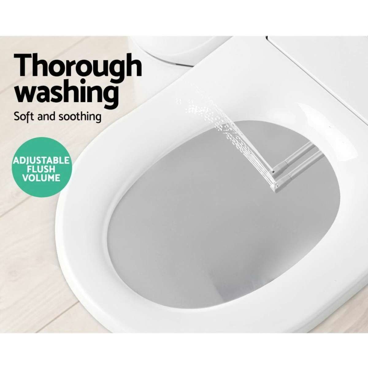 Cefito Electric Bidet Toilet Seat Cover Auto Smart Water Wash Dry