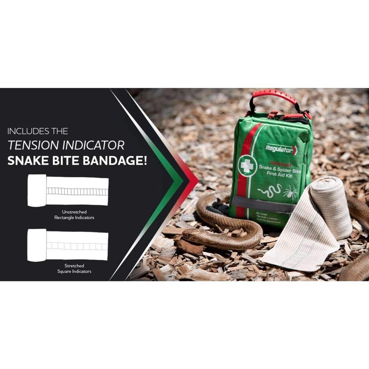 Regulator Premium Snake Spider Bite First Aid Kit Tension Bandage