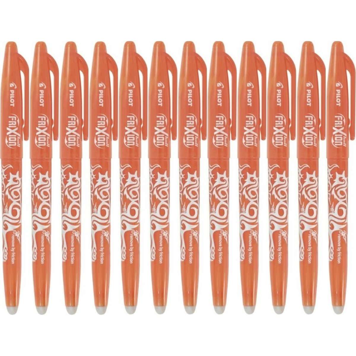 Pilot Frixion Erasable Gel Ink Pen 0.7mm Orange Box 12 Woolworths