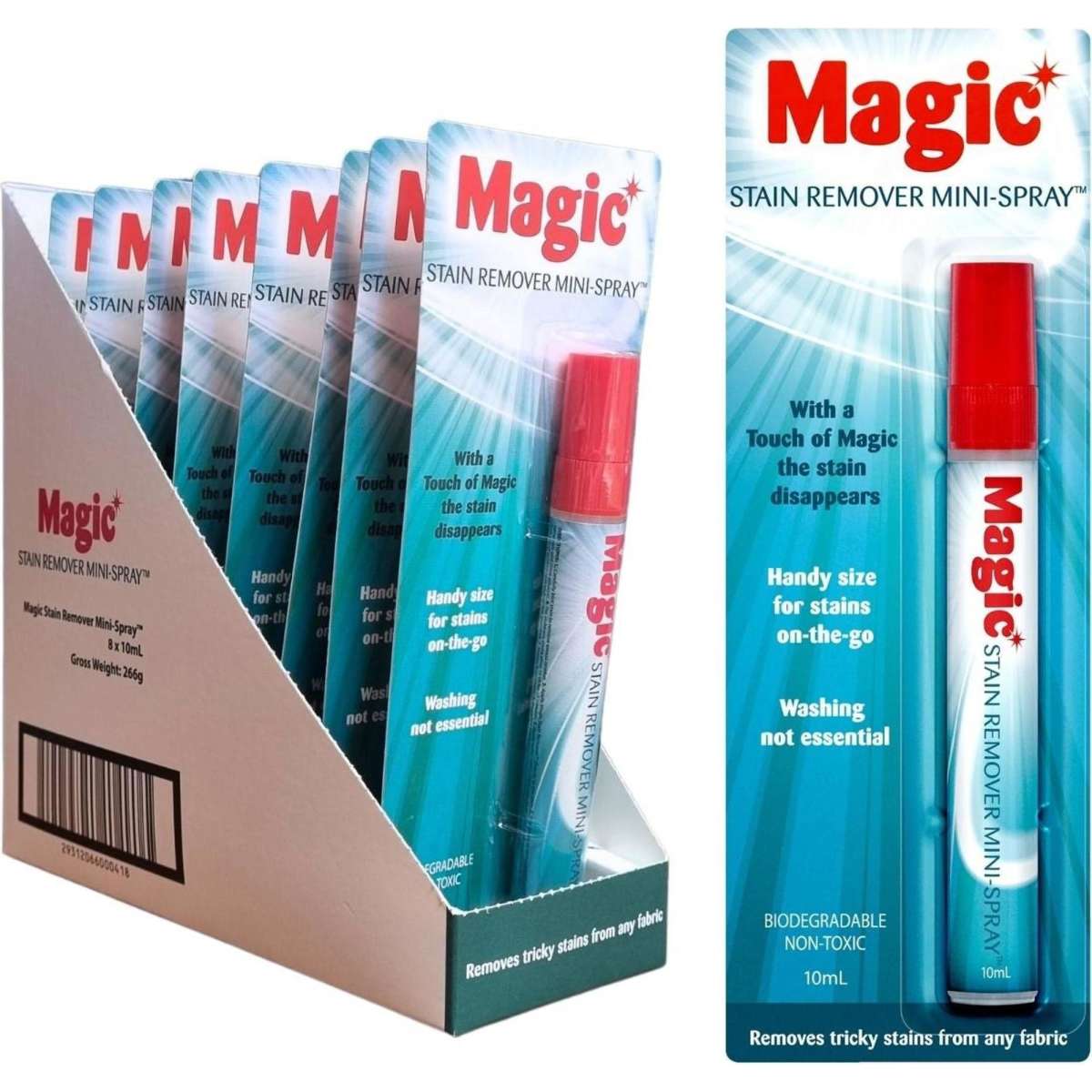 Rubbedin Magic® Stain Remover 10mL Mini Spray 8 Pack Woolworths