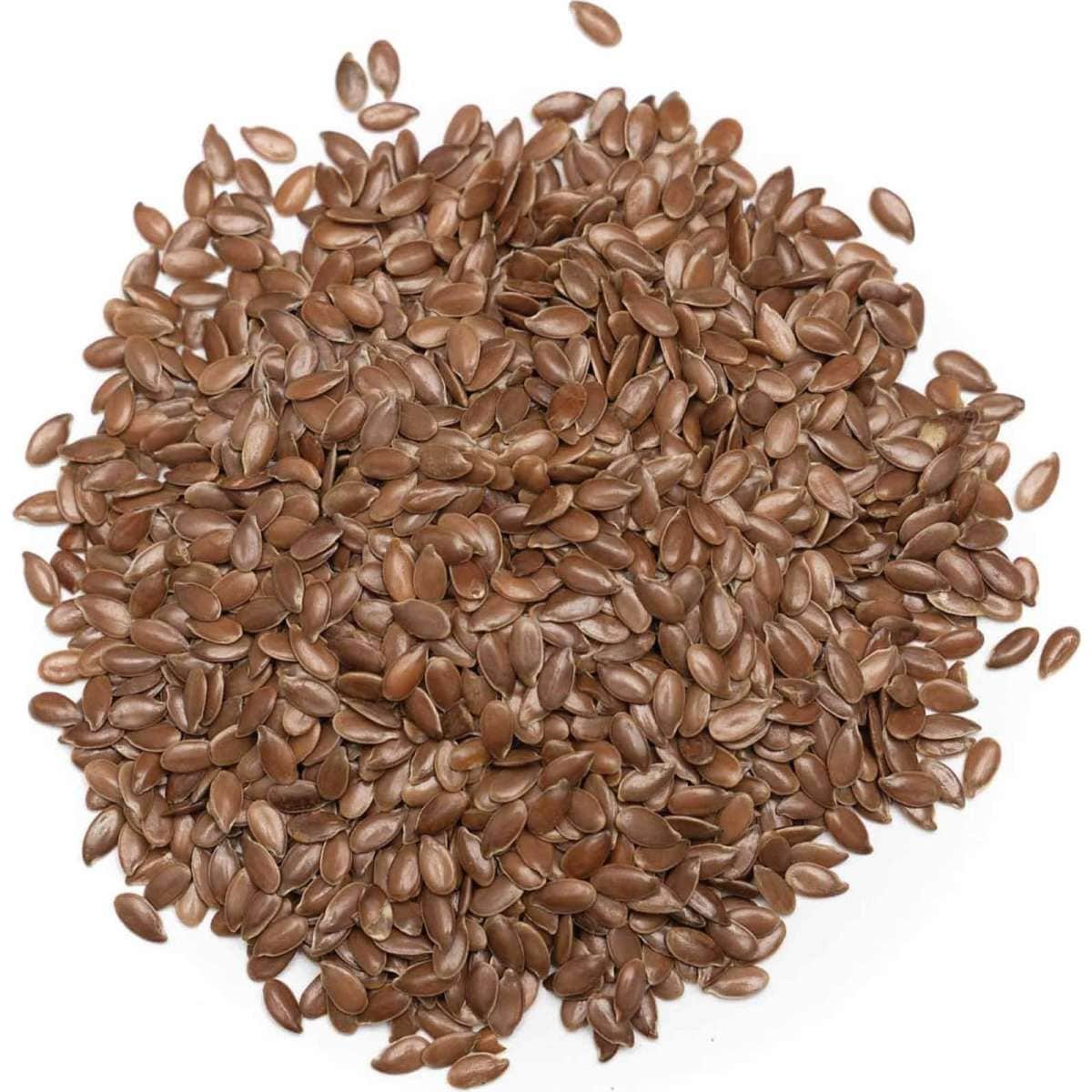 Orku 800g Organic Brown Linseed Flaxseed Tub Whole Flax Seed Non GMO