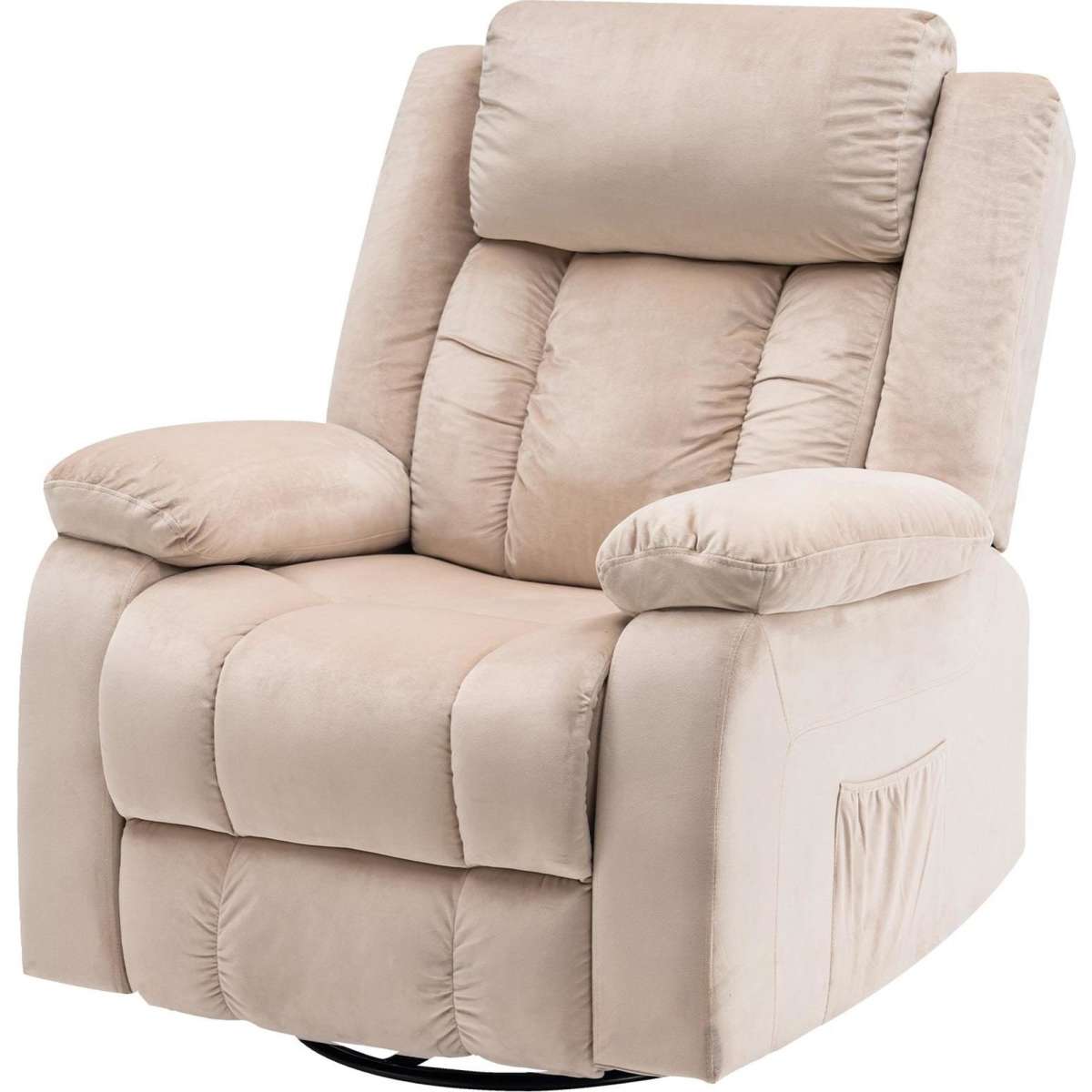 Advwin 360 Degree Swivel Heated Ergonomic Lounge Recliner Massage