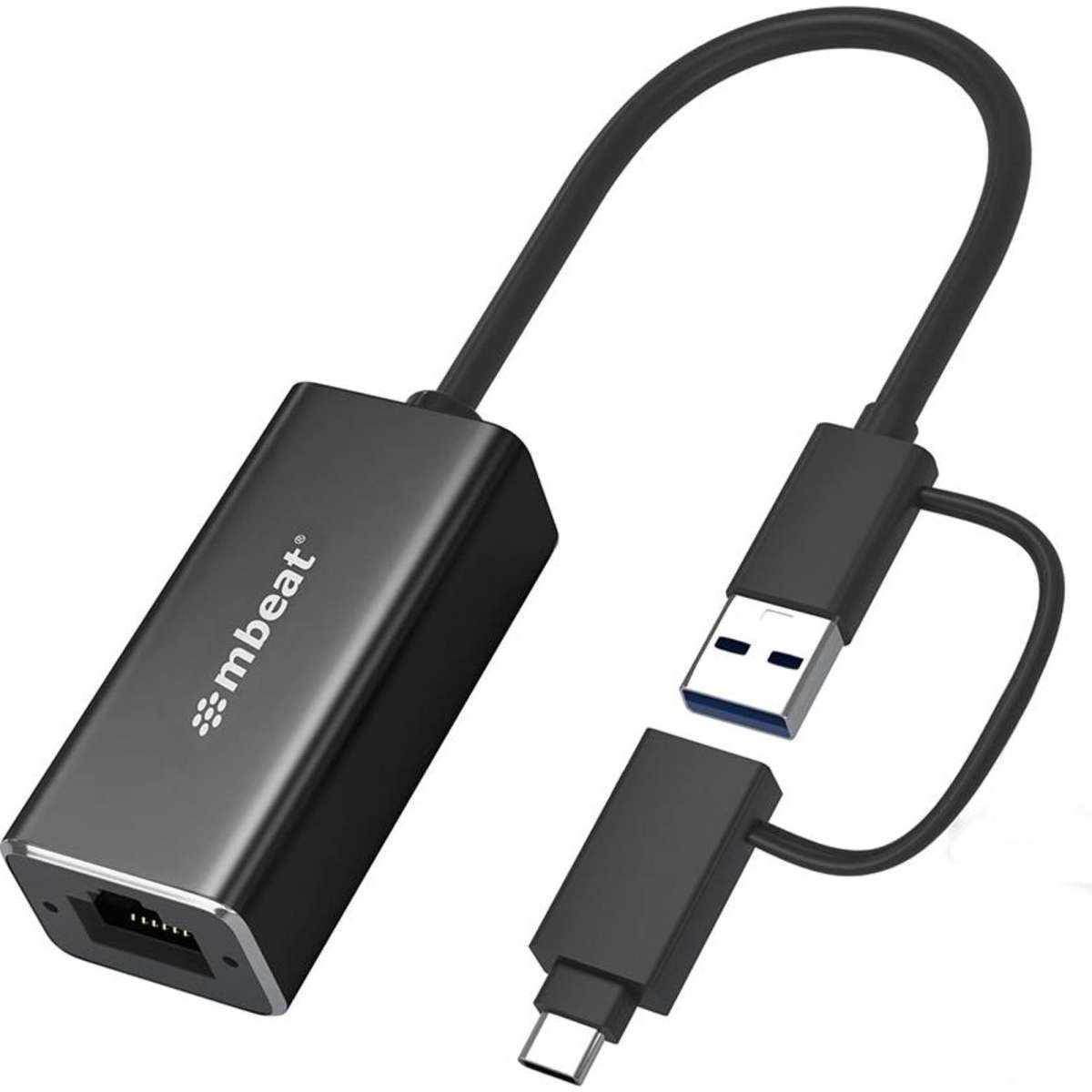 Mbeat 2In1 USB 3.1 Gigabit Lan Adapter w/ USBC Converter Woolworths