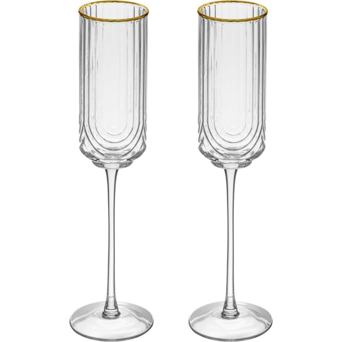 Tempa Florence Champagne Flute Glass Clear 2pc 230ml Woolworths