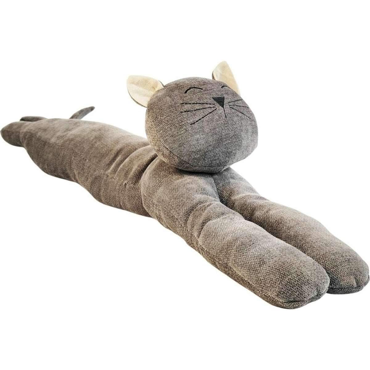Urban Cat Fabric Draft Door Stopper Home Decor Grey 74cm Woolworths