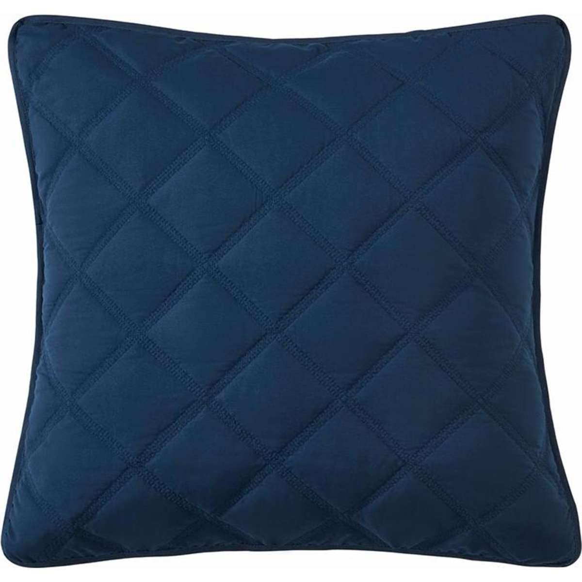 Bianca Barclay Matching European Pillowcase Navy 65x65cm Woolworths