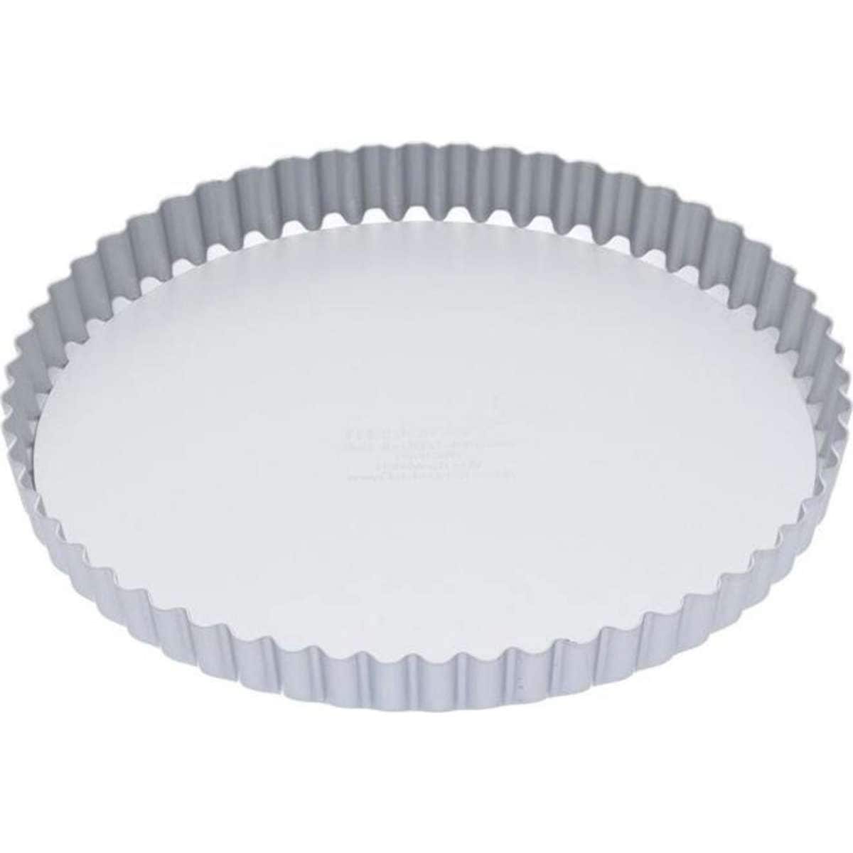 Mastercraft Anodised Round Flan/Quiche/Tart Tin Silver 2PK 23cm