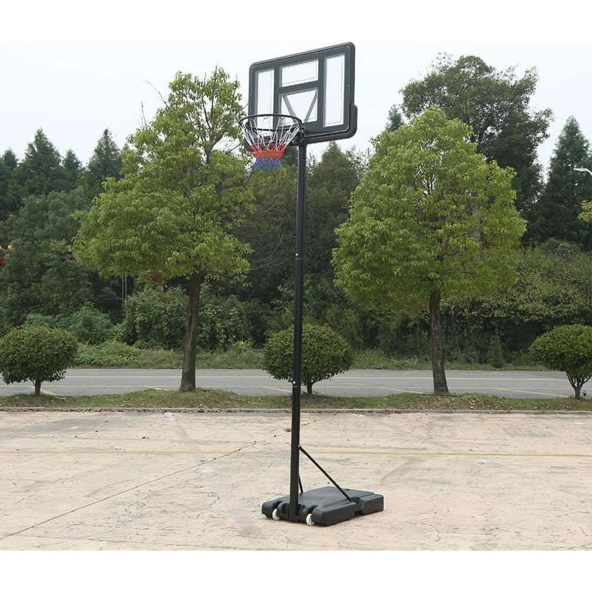 Fitness Master Adjustable Portable Basketball Stand System Sport Hoop