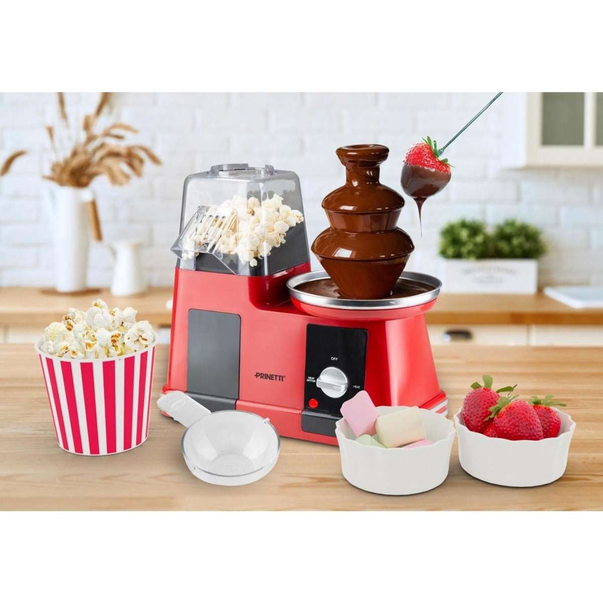 2in1 Popcorn Maker & Chocolate Fountain Woolworths