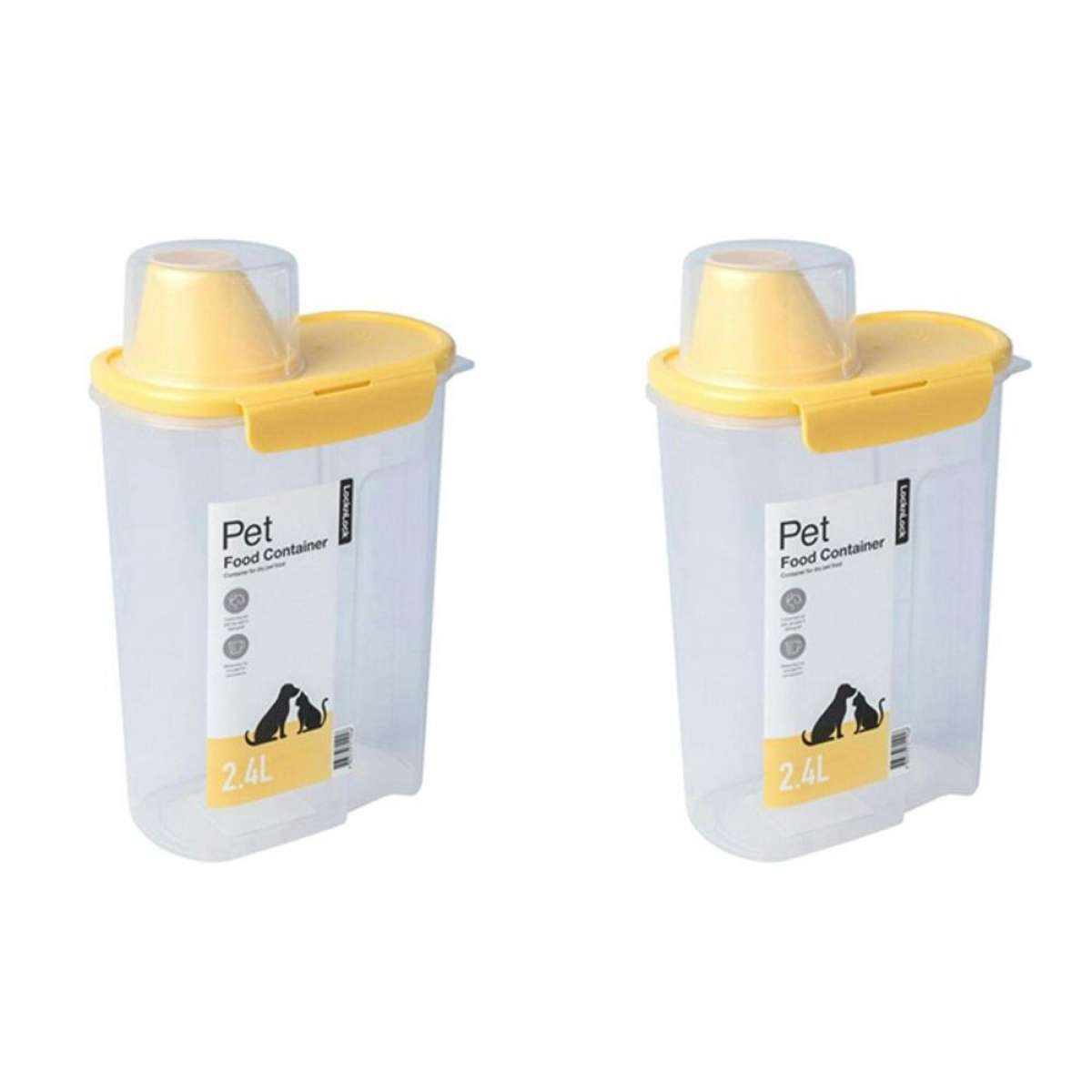 Dog food hotsell container with lock