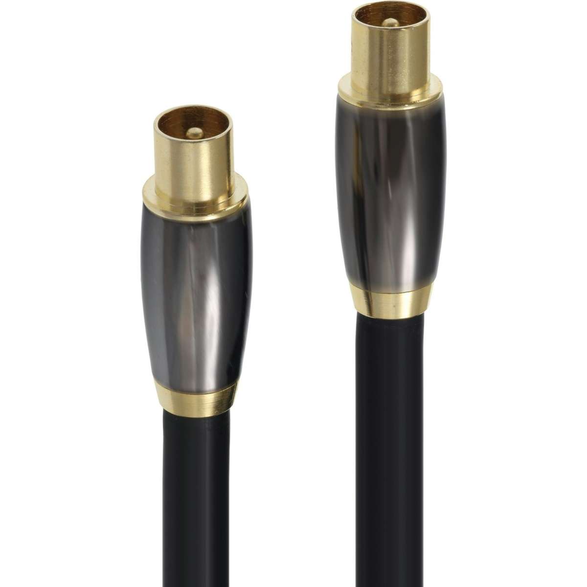 Moki Digital TV Coaxial Antenna Cable (black lead) 2m Woolworths