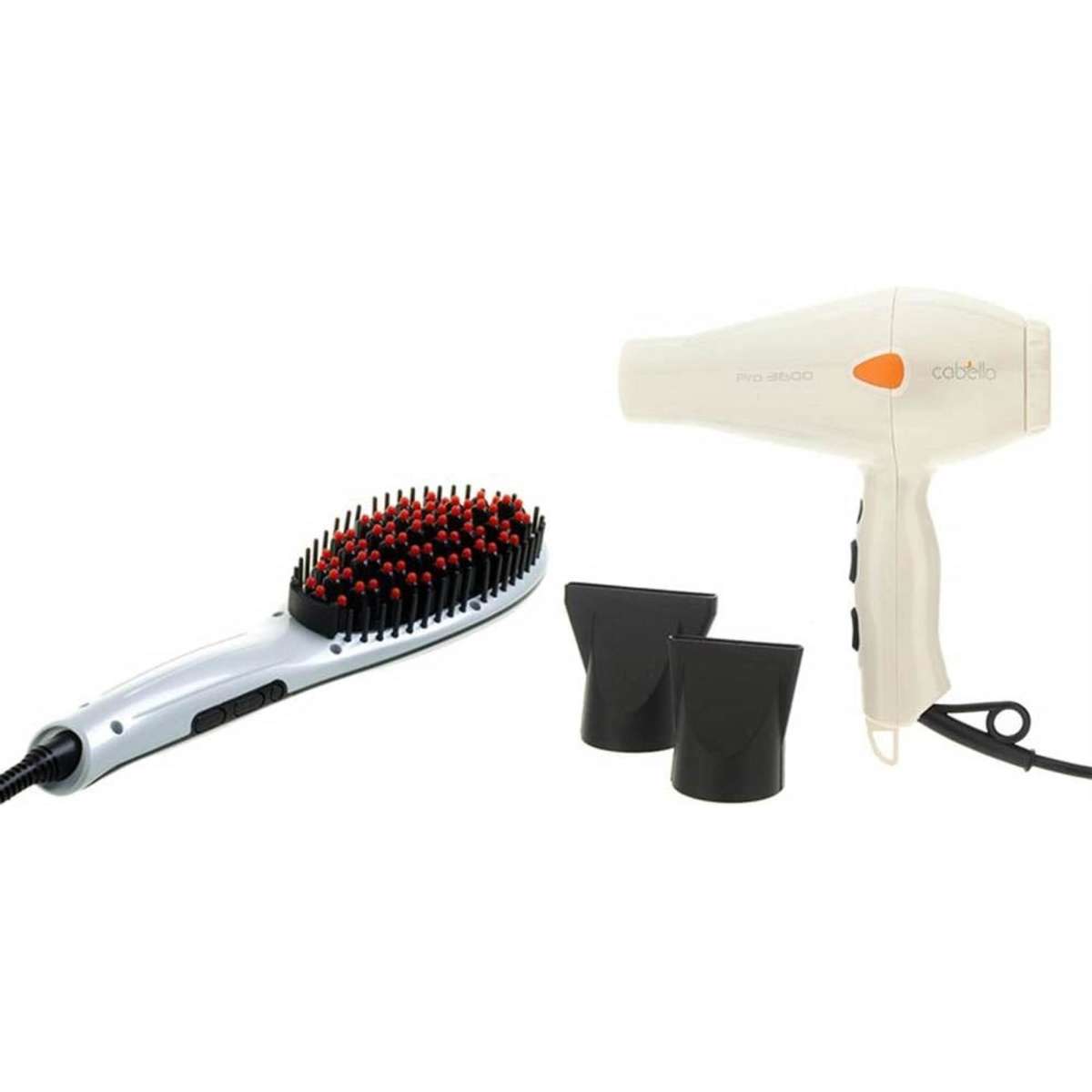 Cabello Hair Dryer PRO 3600 Glow Straightening Brush Hair