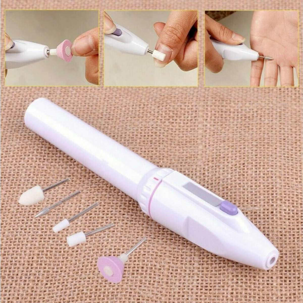 Ozoffer 1 set of Manicure Tool Nail Brushes Manicure Pedicure & Nail