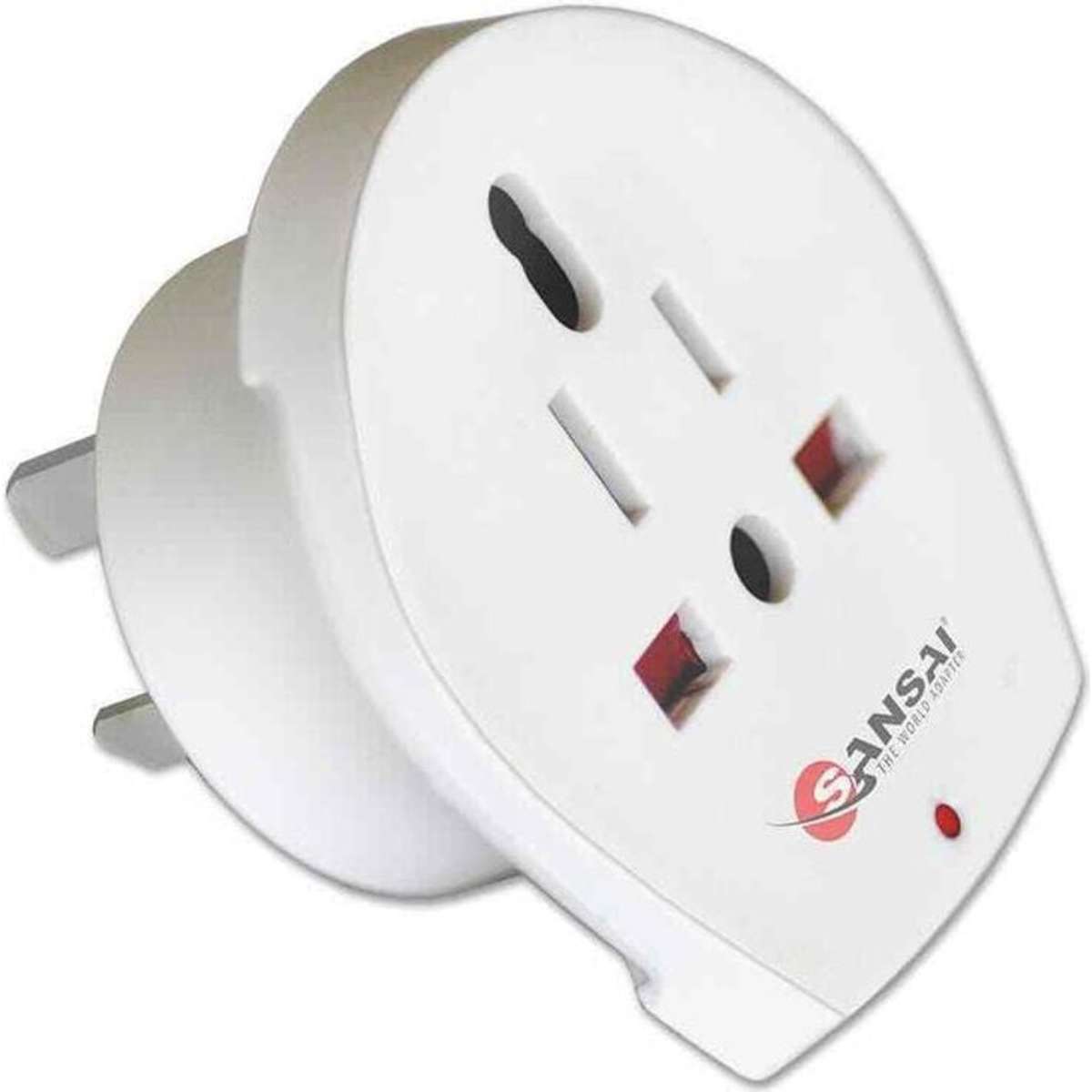 Sansai Universal Travel Power Adapter Outlet UK, US, CA, EU Socket to