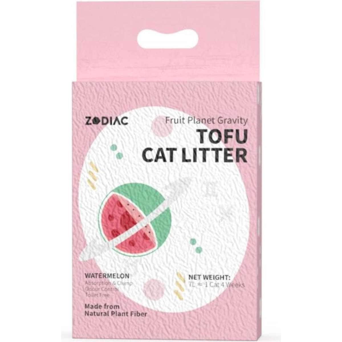 ZODIAC Fruity Tofu Cat Litter Watermelon 2.5Kg Woolworths