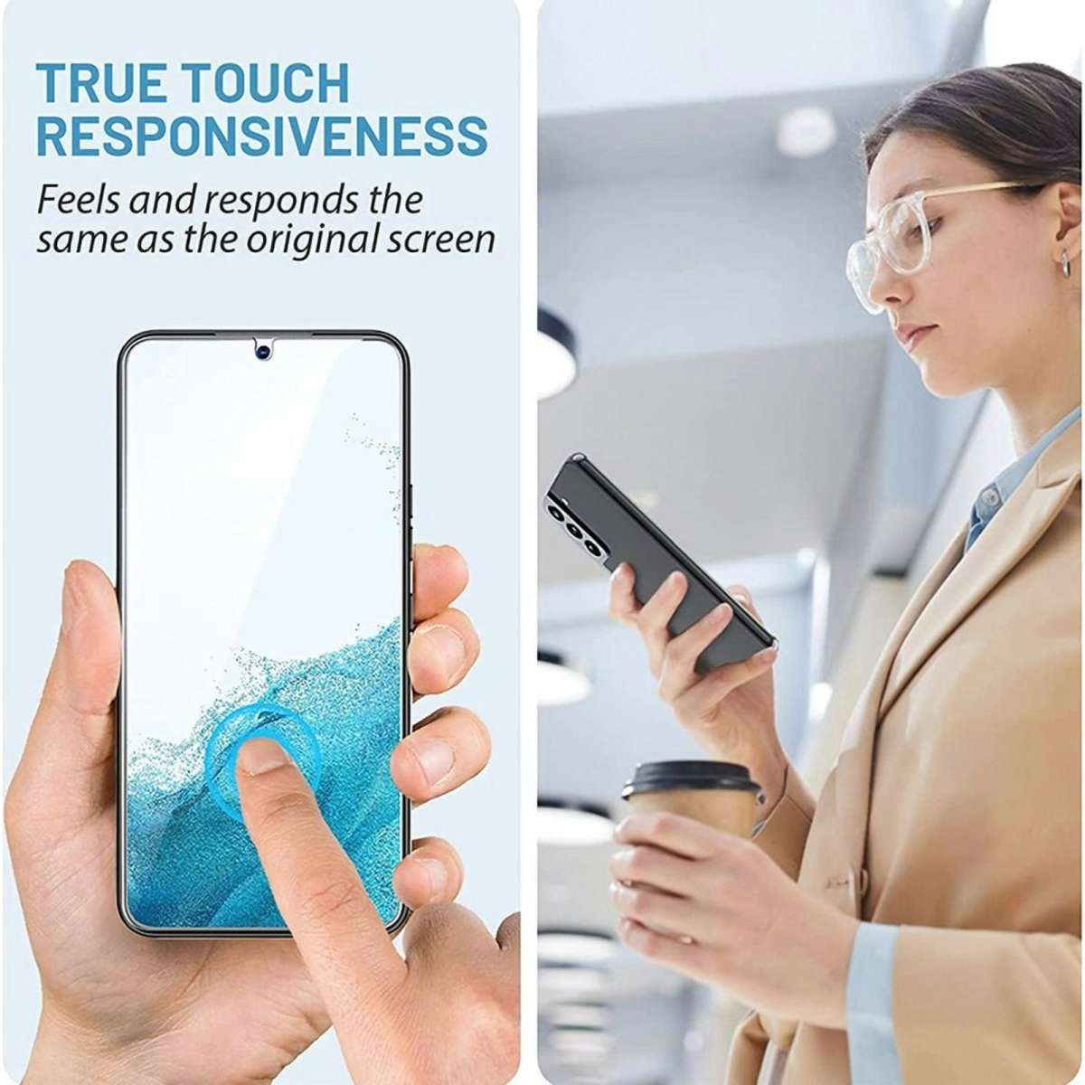 iCoverLover 2Pack Samsung Galaxy S24+ Plus Glass Screen Protectors