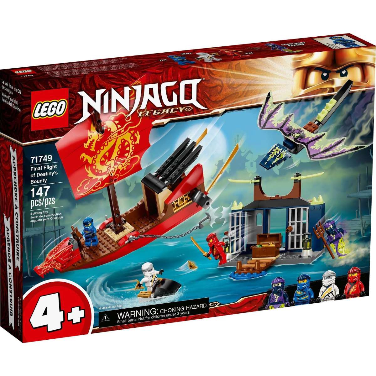 LEGO 71749 Final Flight of Destiny s Bounty Ninjago 4 1EA