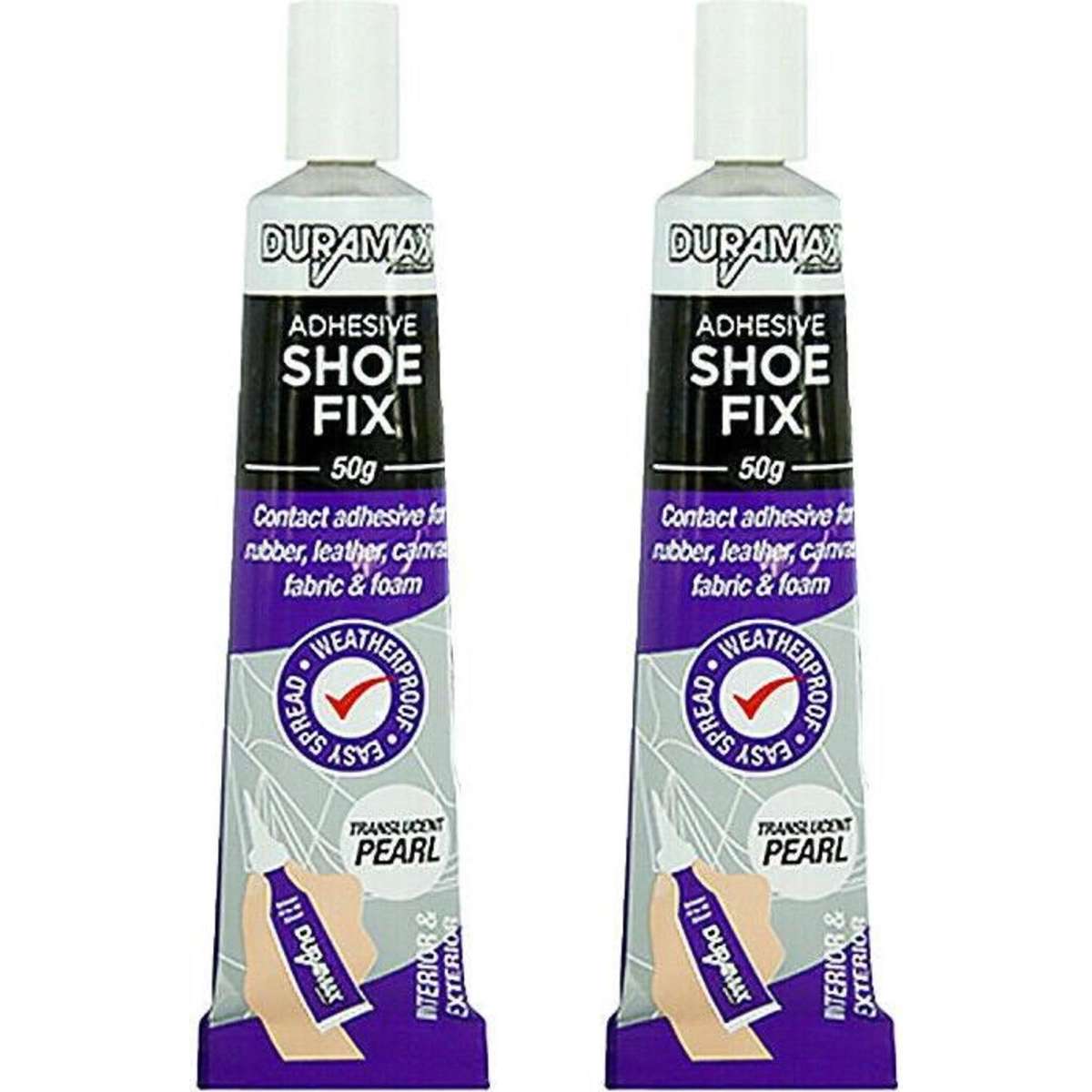 Ozoffer 2X Weatherproof Fix Glue Adhesive Shoe Repair Sole Rubber