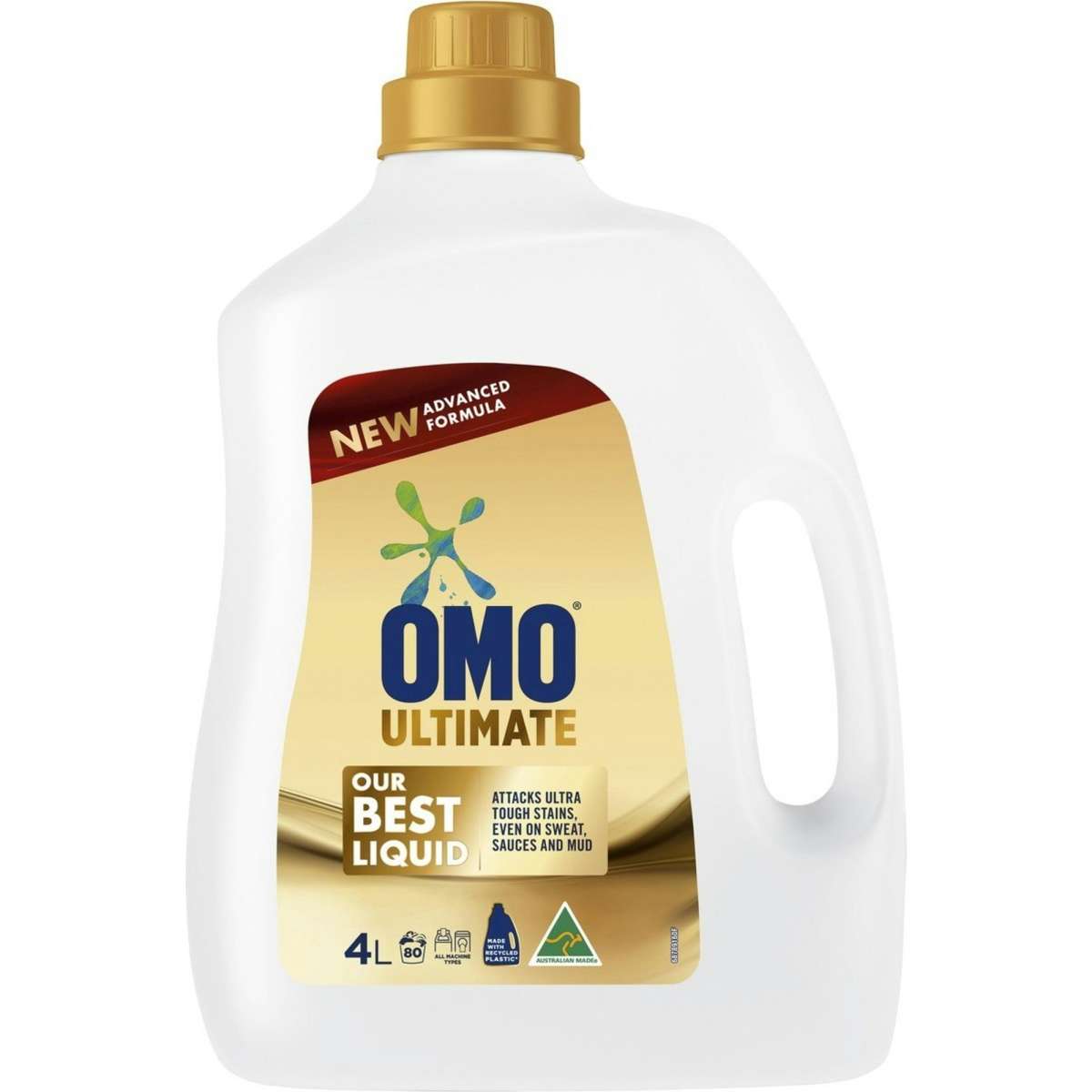 OMO Ultimate Front & Top Loader Laundry Liquid 4L Woolworths