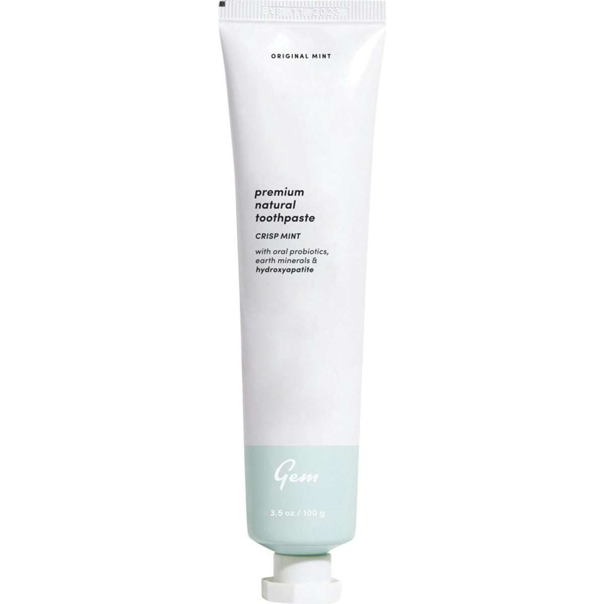 Gem Premium Natural Toothpaste Original Mint 100g | Woolworths