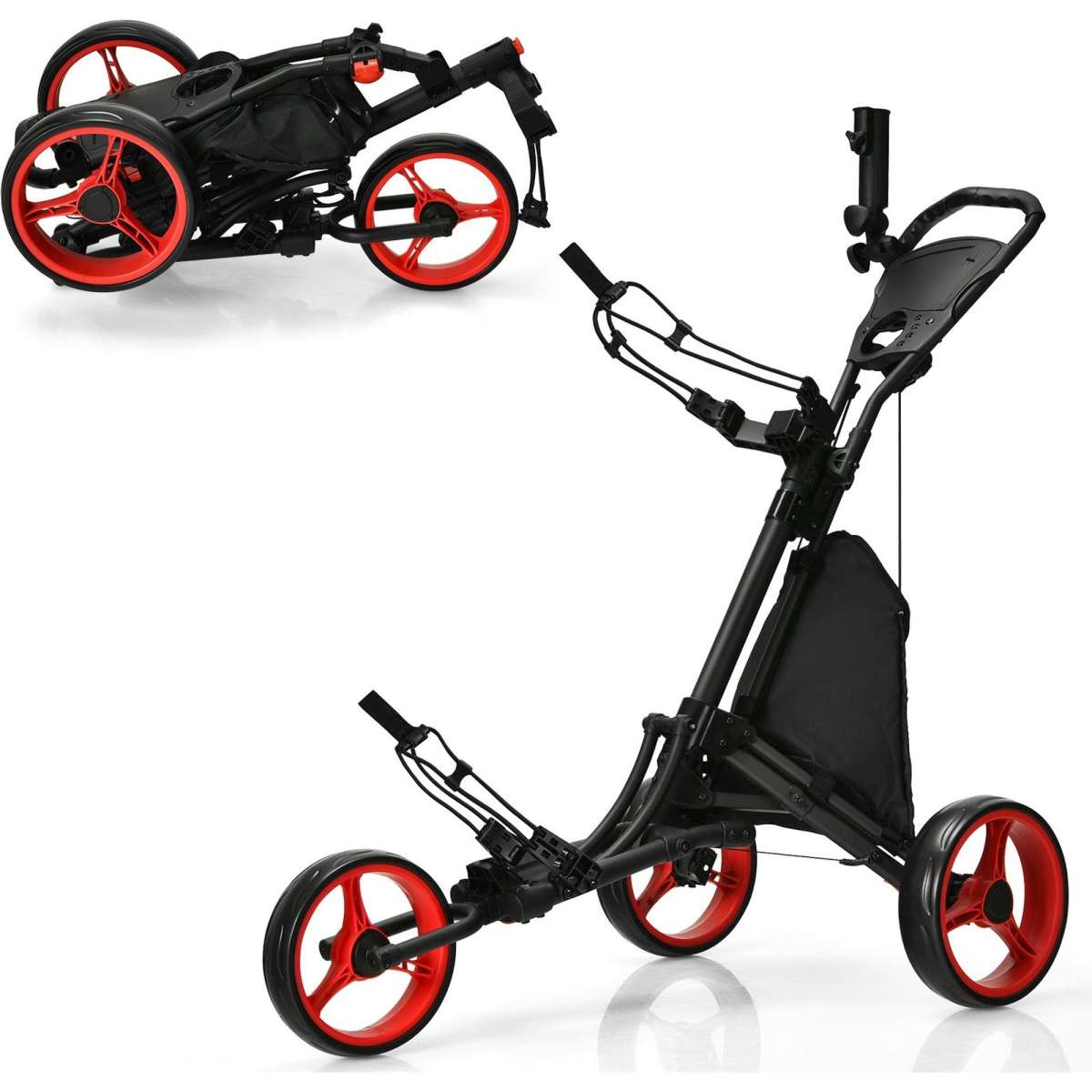 Fold up hot sale golf buggy