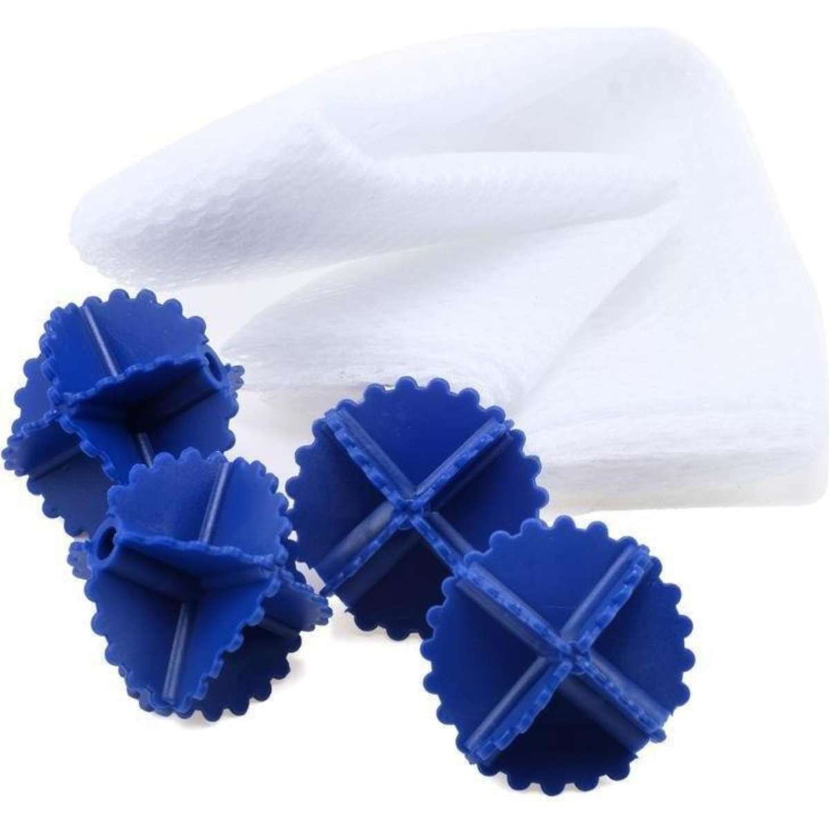 Ozoffer Laundry Dryer Balls With Delicates Wash Bag 5pc Includes 4 x 4.5cm Dia Balls & 1 x Bag