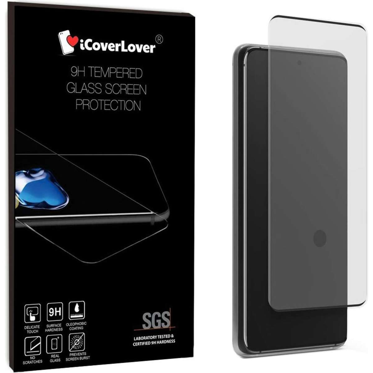 iCoverLover Samsung Galaxy S21 Ultra Full 3D edge to edge Tempered