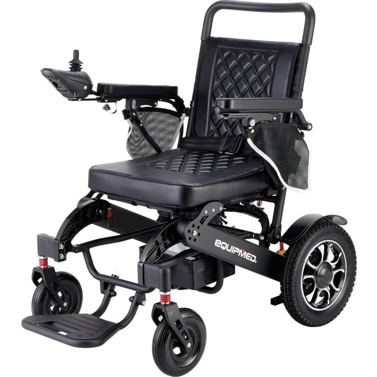 Equipmed Electric Folding Wheelchair Folding, Long Range, Aluminium ...