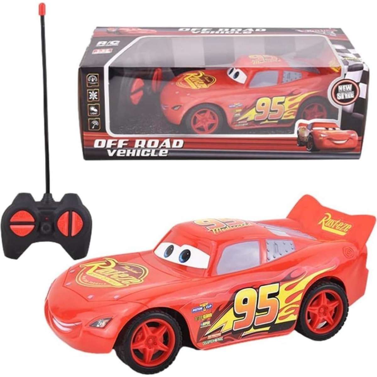 Cars Lightning Mcqueen Remote Control Toy 1EA Woolworths