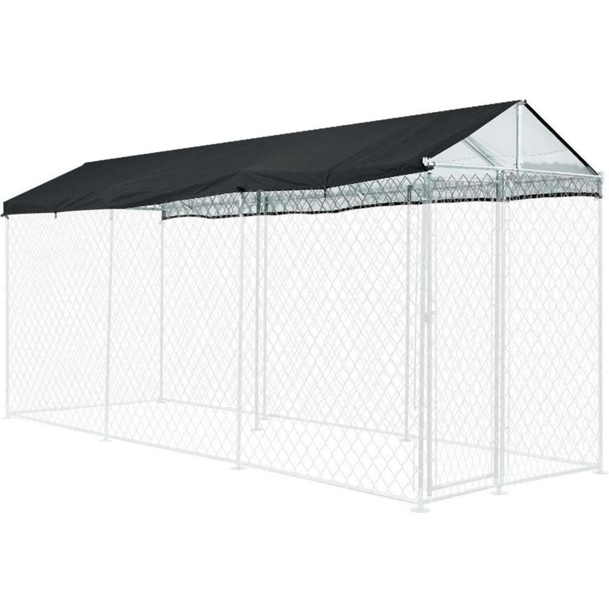 NeataPet Shade Roof for 4.5x1.5m Dog Run Pet Enclosure UV Water Resistant Black 1EA Woolworths