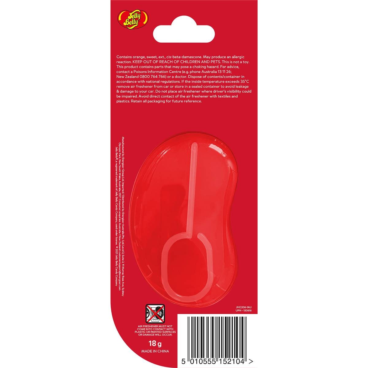 Jelly Belly 3d Car Air Freshener Very Cherry Each Woolworths