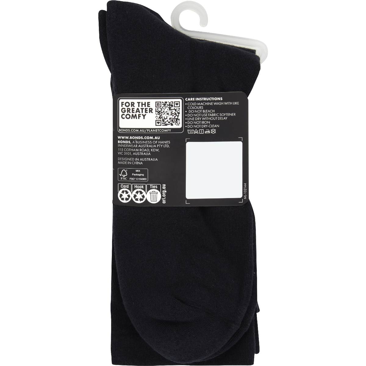 Bonds Mens Legendary Crew Socks Size 1114 2 Pack Woolworths