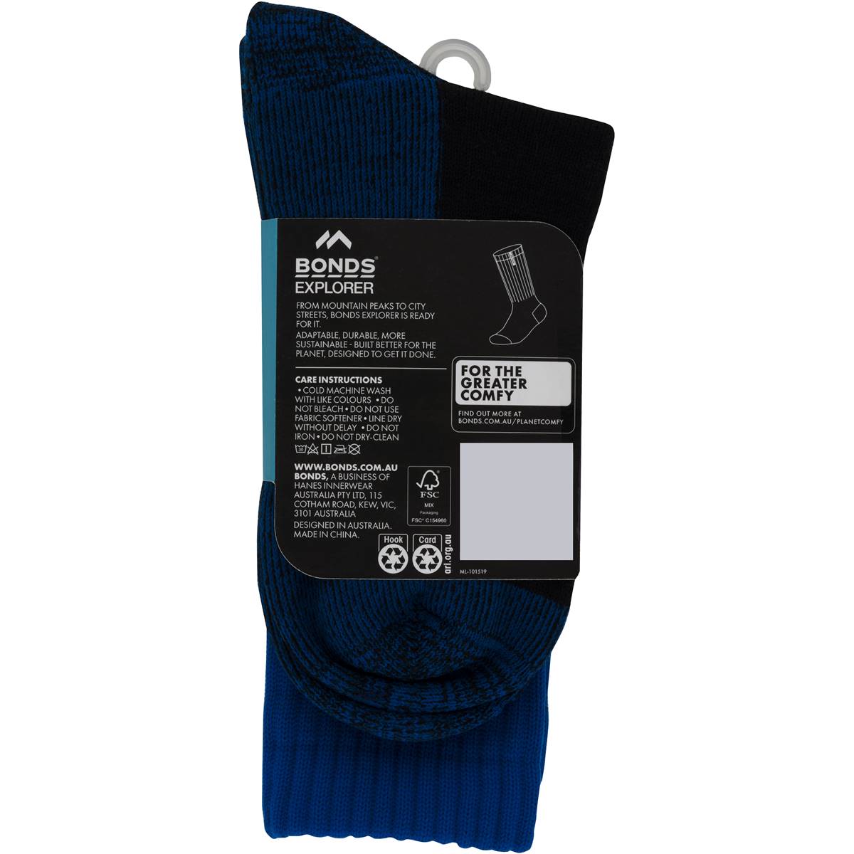 Explorer Mens Tough Work Crew Socks Size 610 3 Pack Woolworths