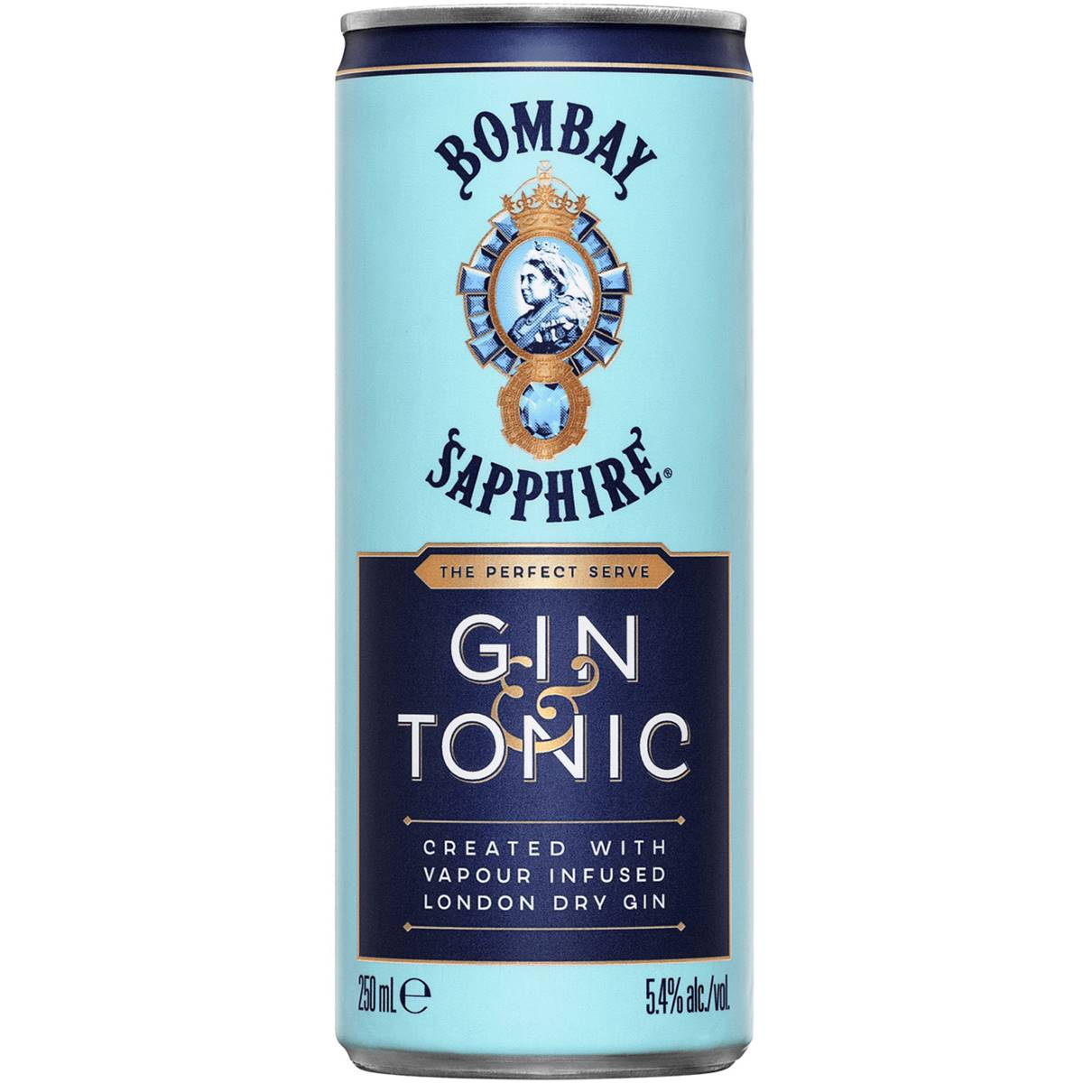 Bombay Sapphire Gin & Tonic Can 250ml Woolworths